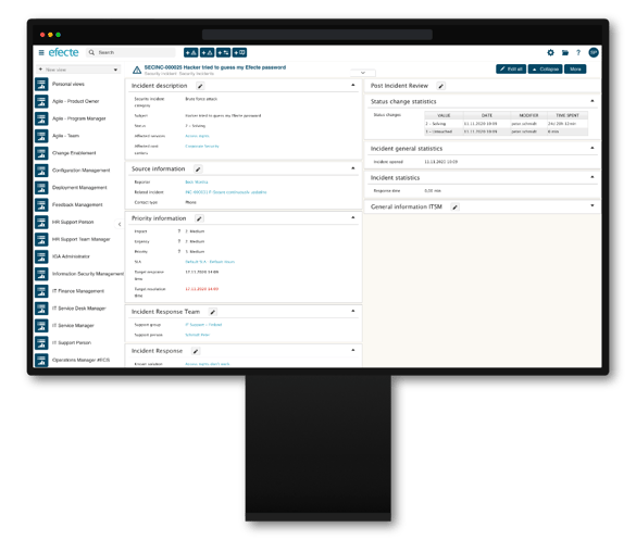 information security management efecte itsm