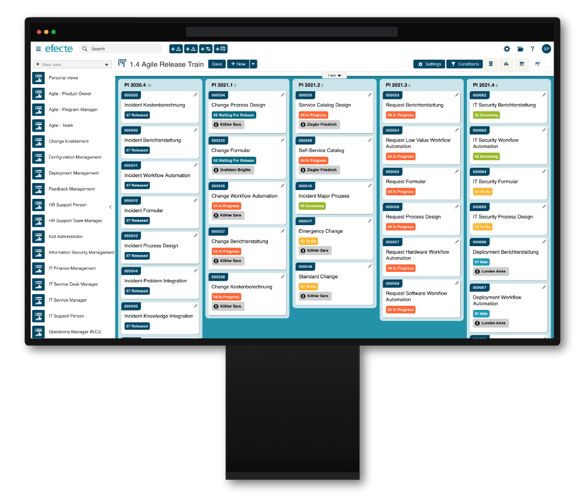 release management efecte itsm