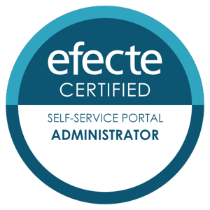 Certification badge Self-Service Portal