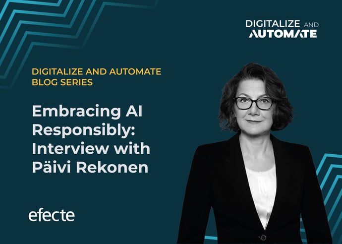 Embracing AI Responsibly - Interview with Päivi Rekonen