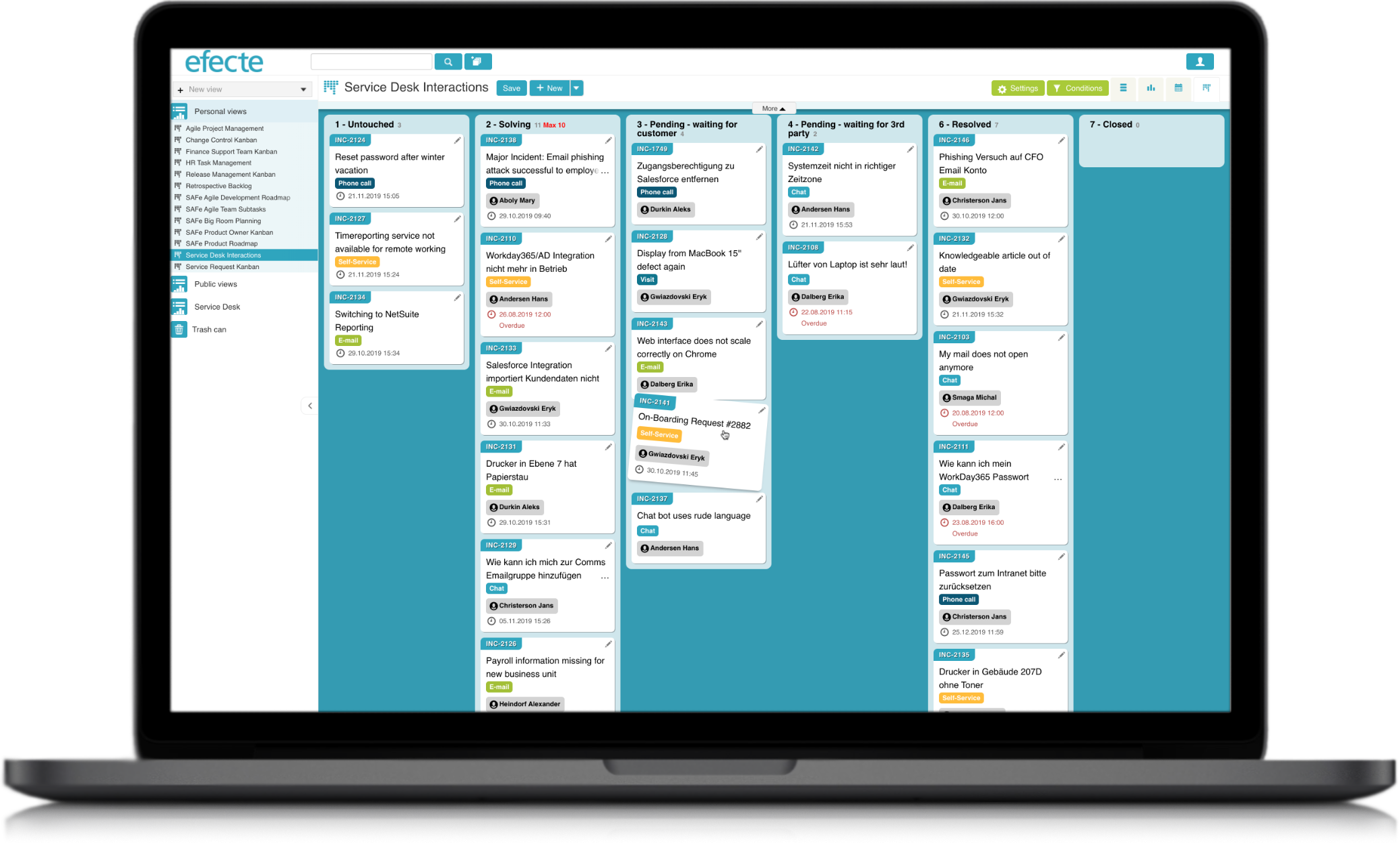Service Desk Kanban Board 2