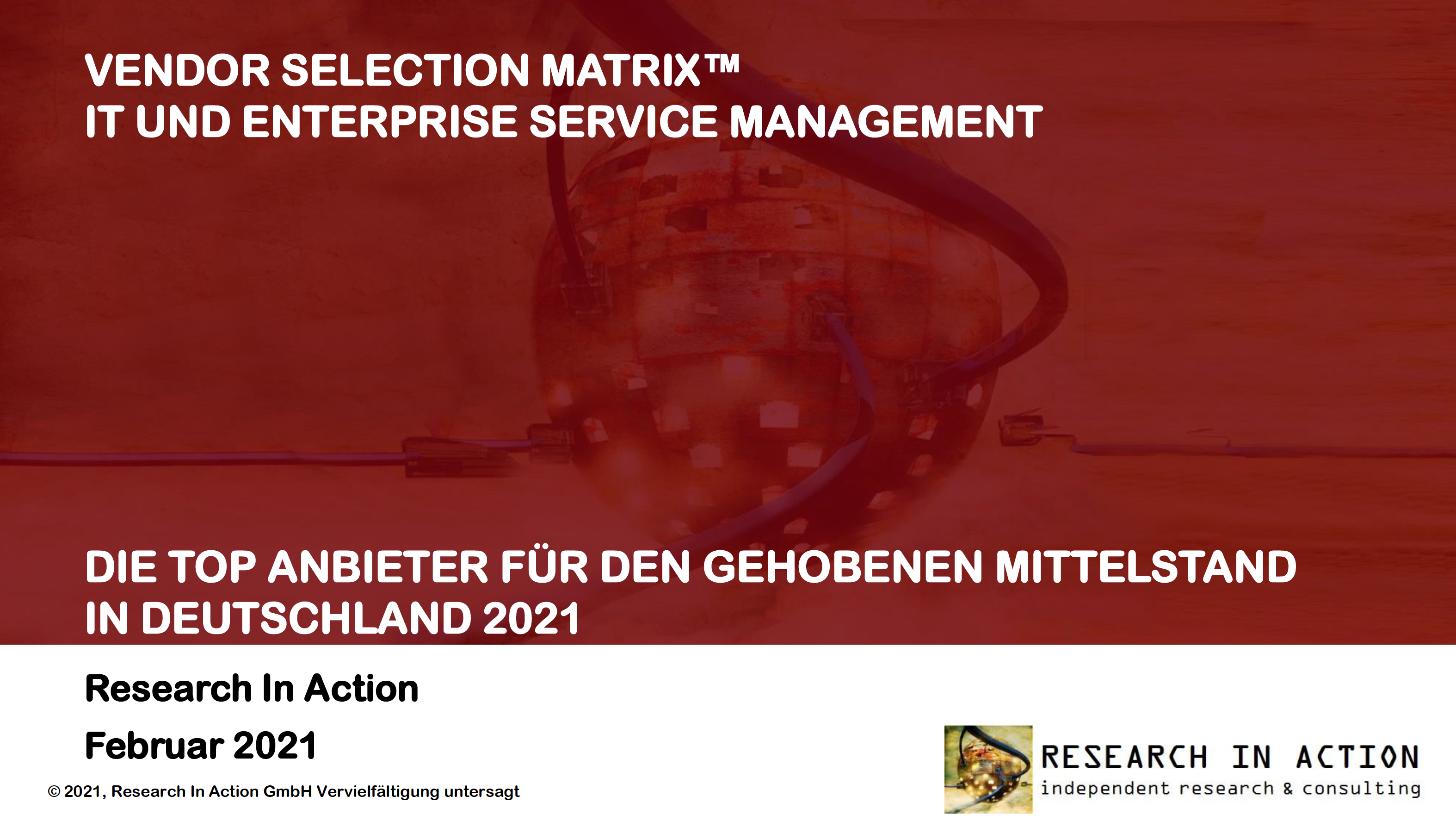 RIA Vendor Selection Matrix DE 2021