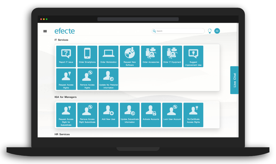 efecte portal self-service